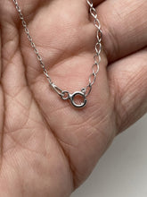 Load image into Gallery viewer, 925 Sterling Silver Marquee Shaped Micro Pave Mati Evil Eye Necklace