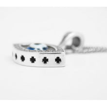 Load image into Gallery viewer, Sterling Silver Evil Eye , Lucky Eye Necklace-95