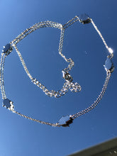 Load image into Gallery viewer, 925 Sterling Silver Strand of Multi Small Hamsa/Hand of Fatima Necklace