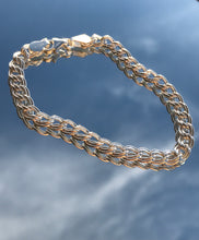 Load image into Gallery viewer, 925 Sterling Silver Charm Chain Link Bracelet