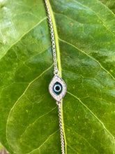 Load image into Gallery viewer, 925 Sterling Silver Double Sided Evil Eye Bracelet