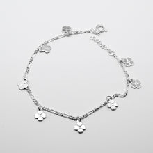 Load image into Gallery viewer, 925 Sterling Silver Dangling Flower Anklet