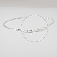 Load image into Gallery viewer, 925 Sterling Silver Long Box Chain Anklet/Bracelet