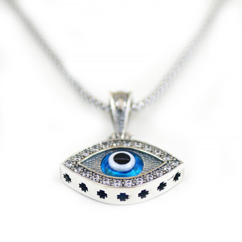Mati Evil Eye Necklace  Silver - Aletheia & Phos