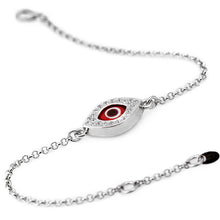 Load image into Gallery viewer, 925 Sterling Silver Red Evil Eye Bracelet-257