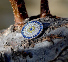 Load image into Gallery viewer, 925 Sterling Silver Large Round Evil Eye Necklace
