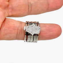 Load image into Gallery viewer, 925 Sterling Silver Bracelet to Ring Interchangeable Hamsa/Hand of Fatima Jewelry