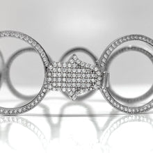 Load image into Gallery viewer, 925 Sterling Silver Bracelet to Ring Interchangeable Hamsa/Hand of Fatima Jewelry