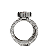 Load image into Gallery viewer, 925 Sterling Silver Bracelet to Ring Interchangeable Hamsa/Hand of Fatima Jewelry