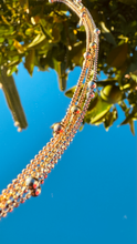 Load image into Gallery viewer, Three Stranded - Tri Colored Ball Chain w/ Extra Beads
