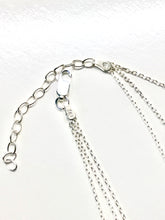 Load image into Gallery viewer, Italian 925 Sterling Silver 3 Strand Cable Chain Adjustable Necklace
