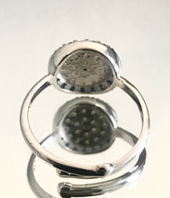 Load image into Gallery viewer, 925 Sterling Silver Large Round Evil Eye Ring-OSFA
