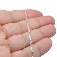 Load image into Gallery viewer, 925 Sterling Silver Long Box Chain Anklet/Bracelet
