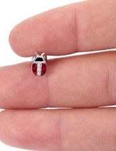 Load image into Gallery viewer, 925 Sterling Silver LadyBug Earring
