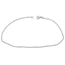 Load image into Gallery viewer, Sterling Silver Diamond Cut Ball Chain Bracelet/Anklet
