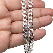 Load image into Gallery viewer, Sterling Silver 9.5MM Cuban Link Chain Necklace
